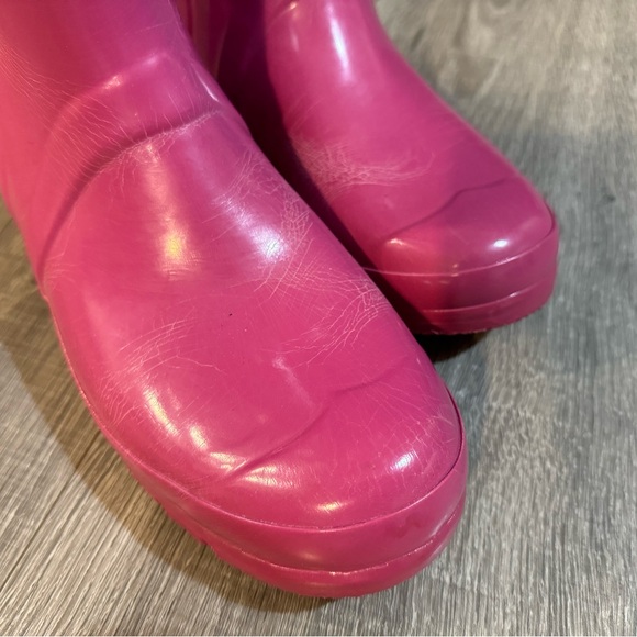 HUNTER RAIN BOOTS - PINK - Picture 8 of 9